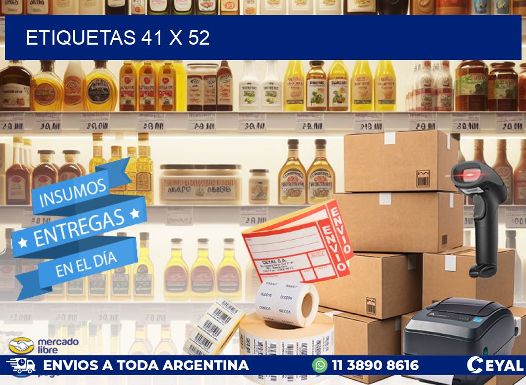 ETIQUETAS 41 x 52