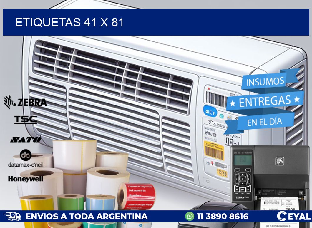 ETIQUETAS 41 x 81