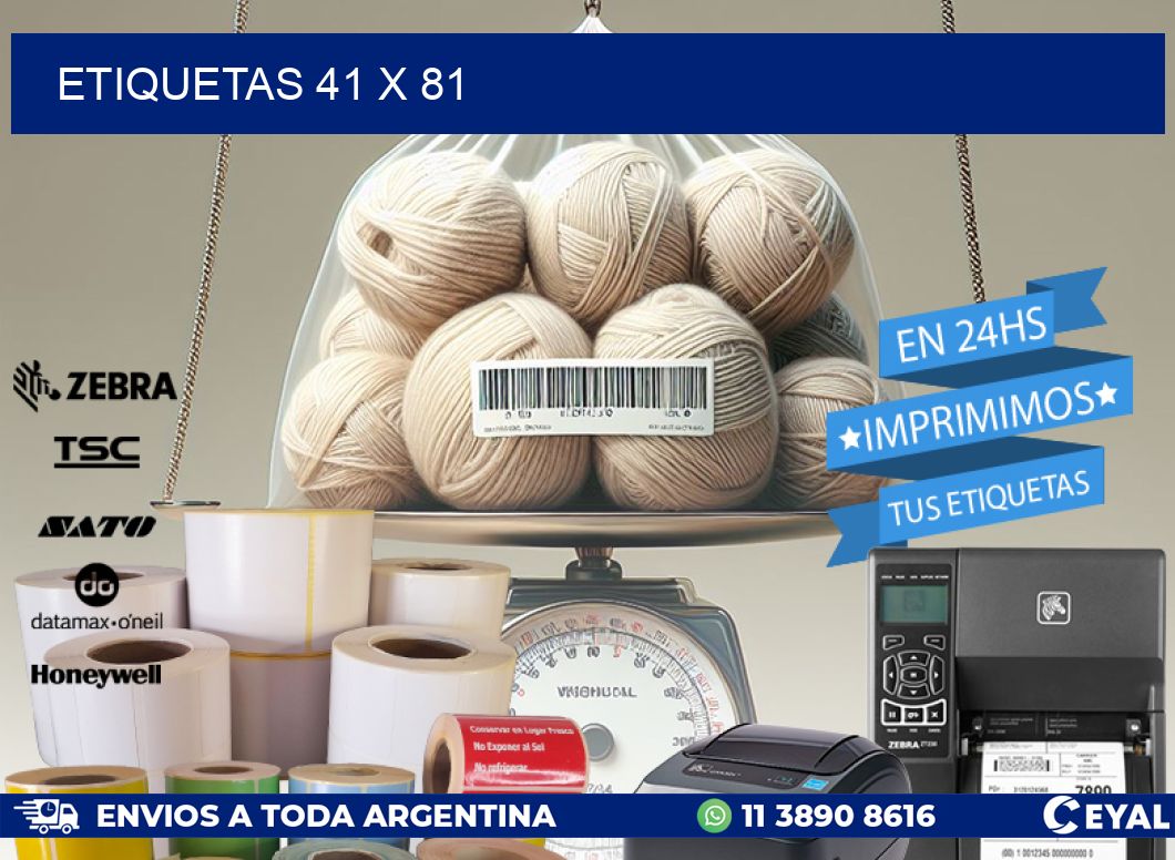 ETIQUETAS 41 x 81