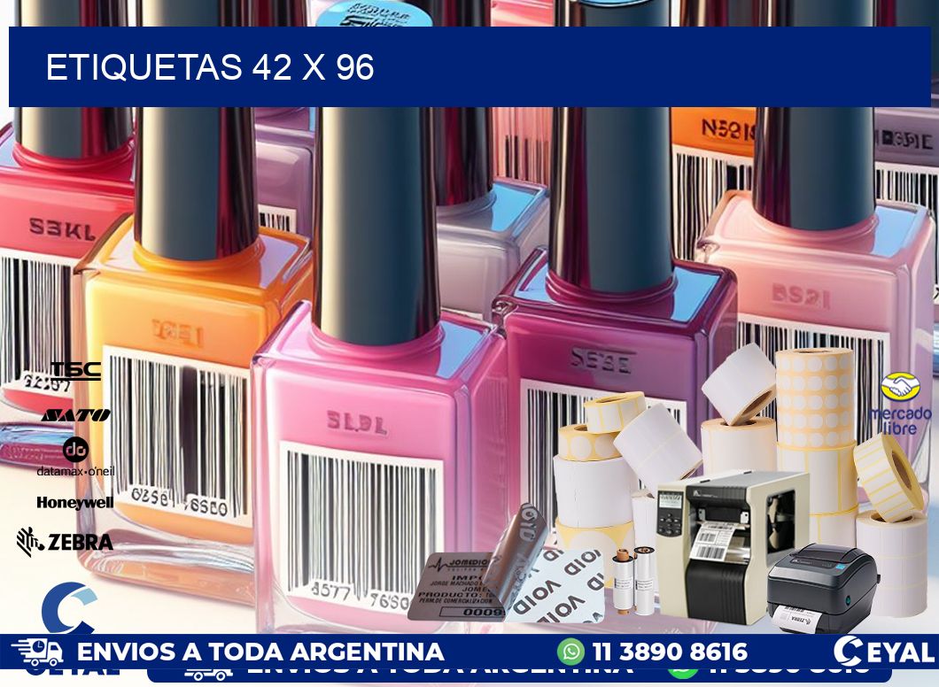 ETIQUETAS 42 x 96