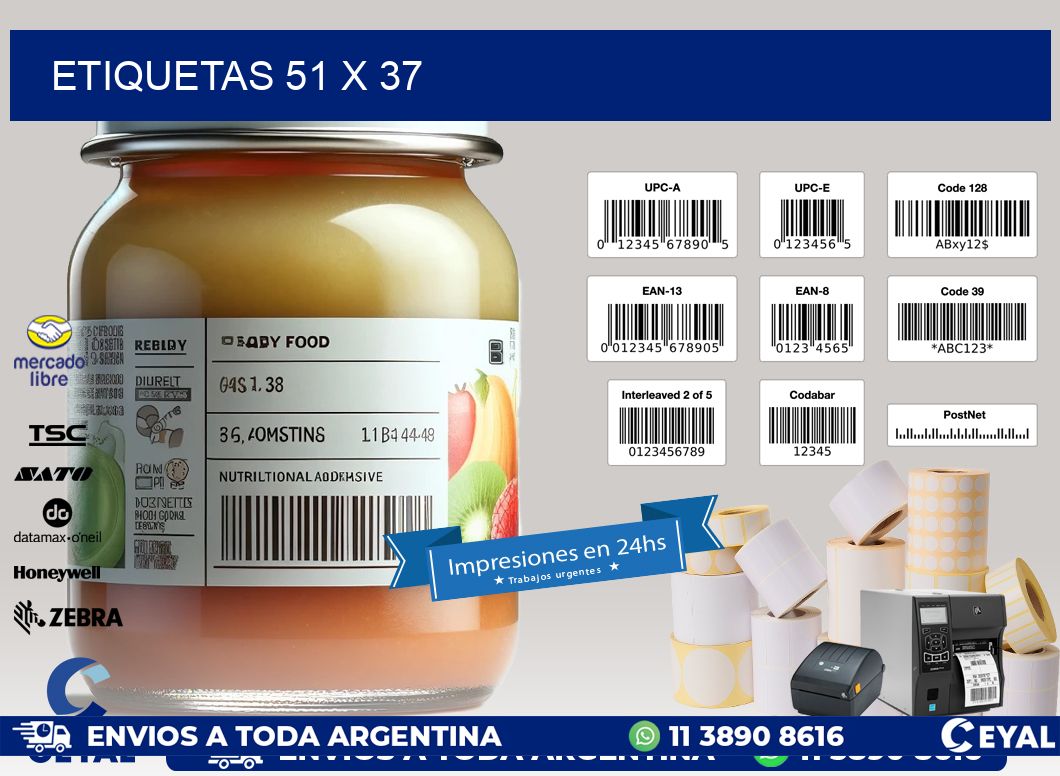 ETIQUETAS 51 x 37