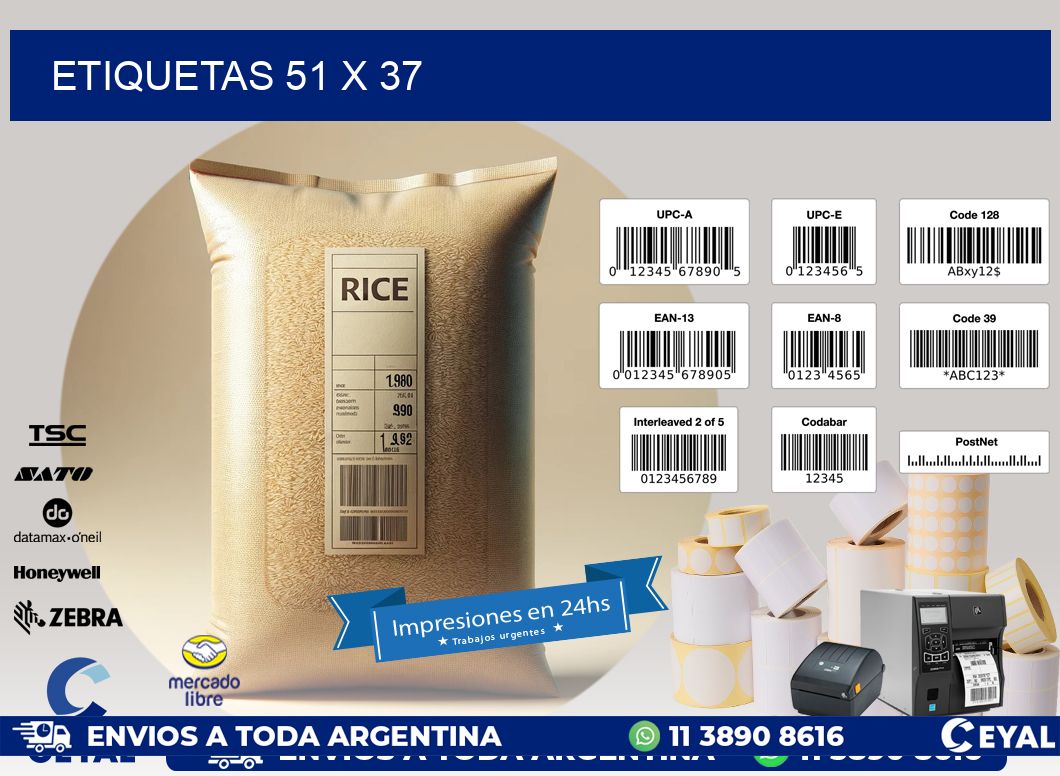 ETIQUETAS 51 x 37