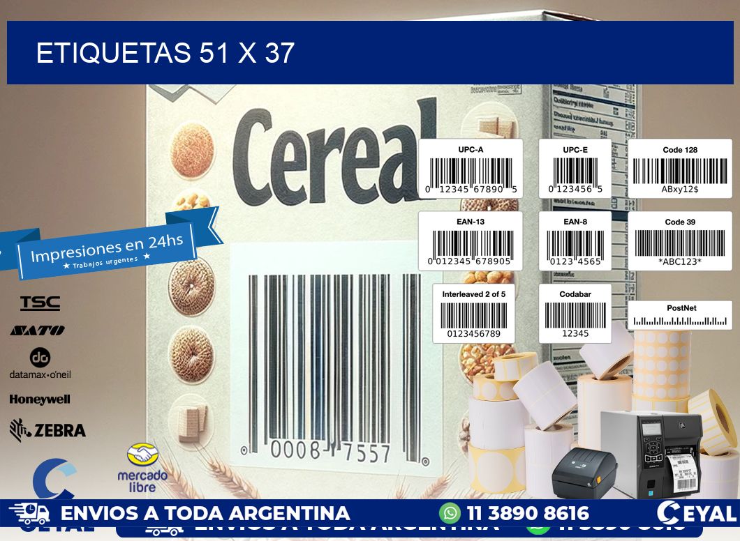 ETIQUETAS 51 x 37