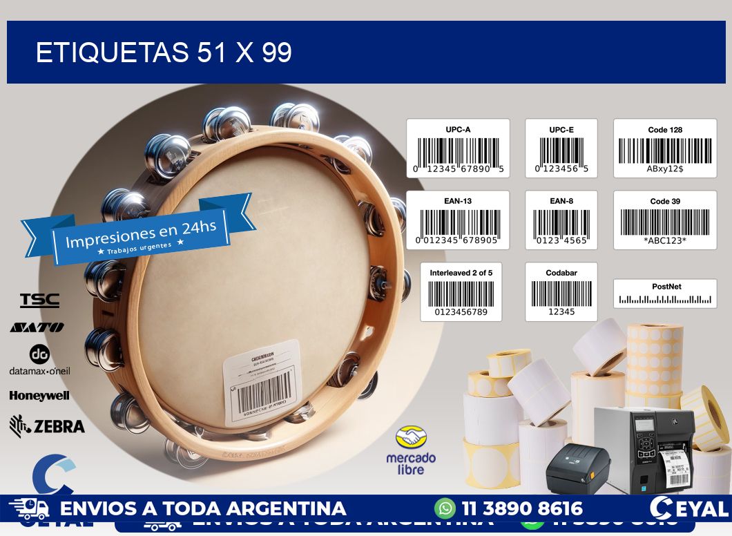 ETIQUETAS 51 x 99