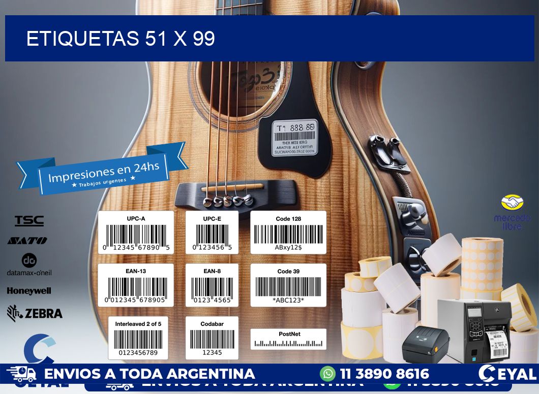 ETIQUETAS 51 x 99
