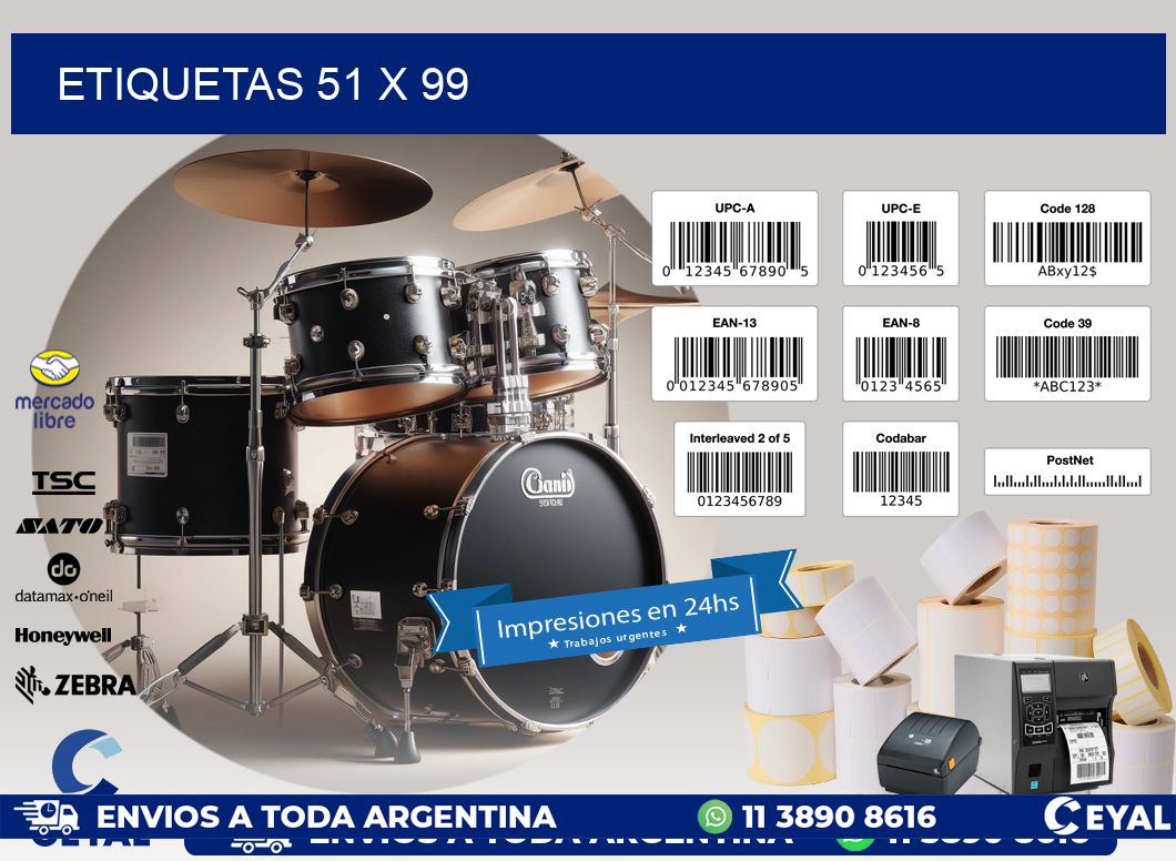ETIQUETAS 51 x 99