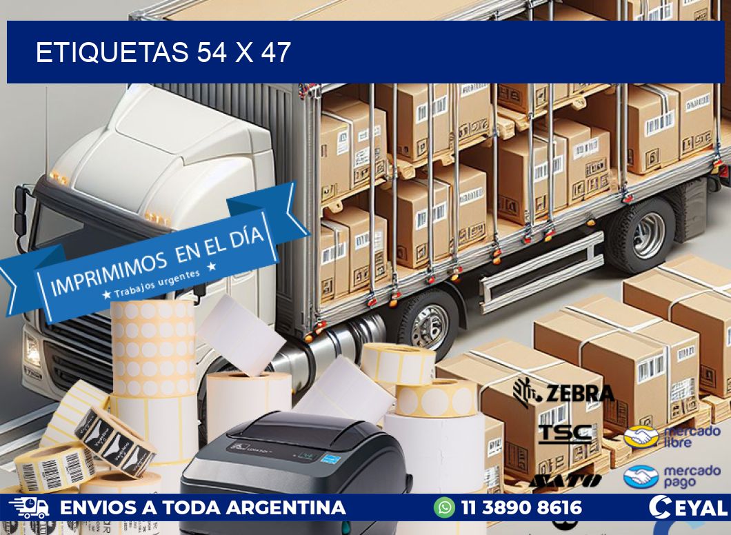 ETIQUETAS 54 x 47