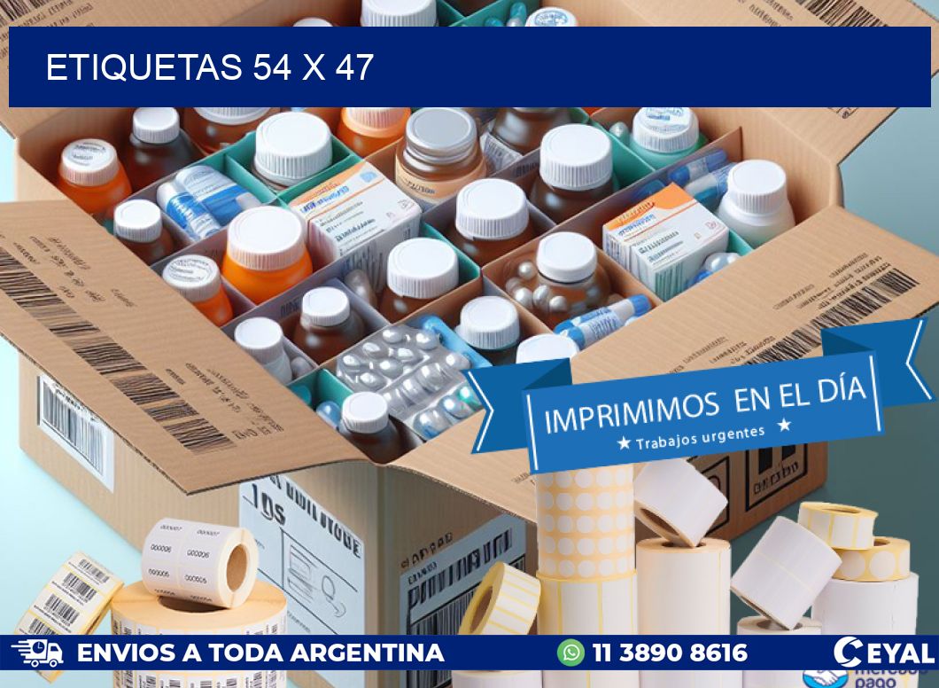 ETIQUETAS 54 x 47