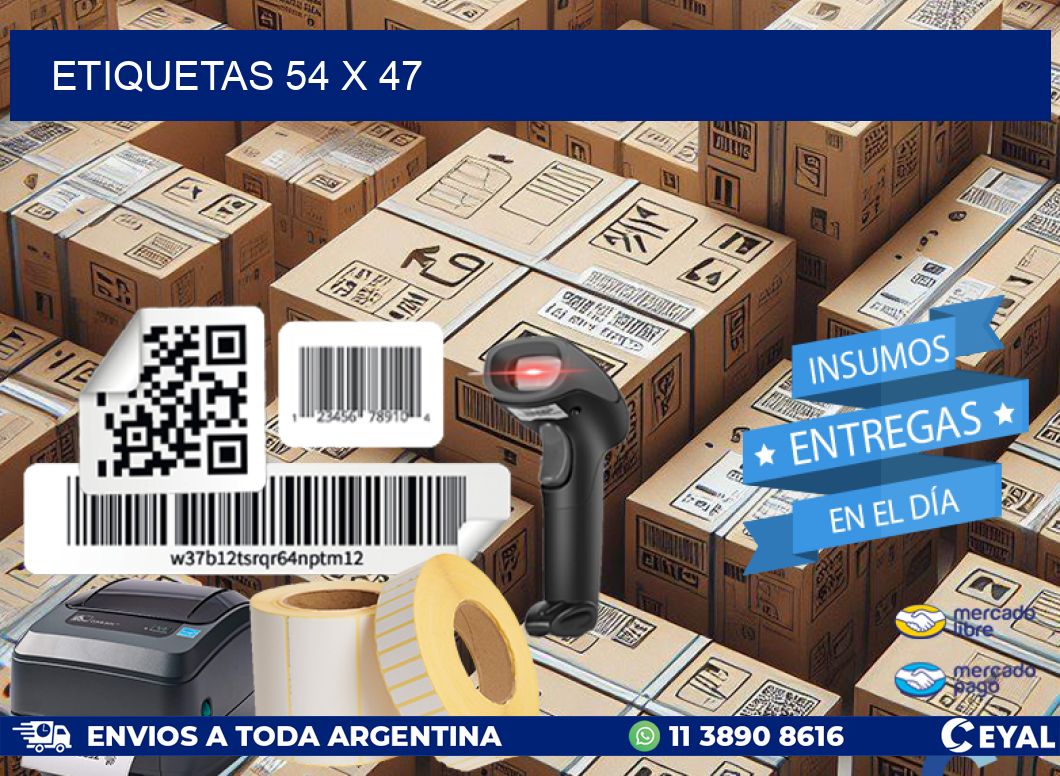 ETIQUETAS 54 x 47