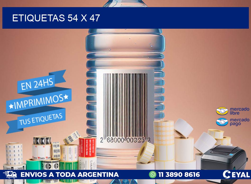 ETIQUETAS 54 x 47
