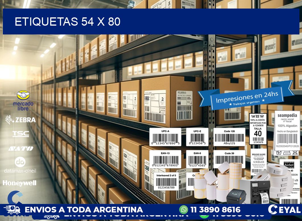 ETIQUETAS 54 x 80