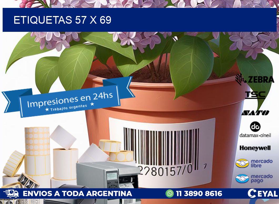 ETIQUETAS 57 x 69