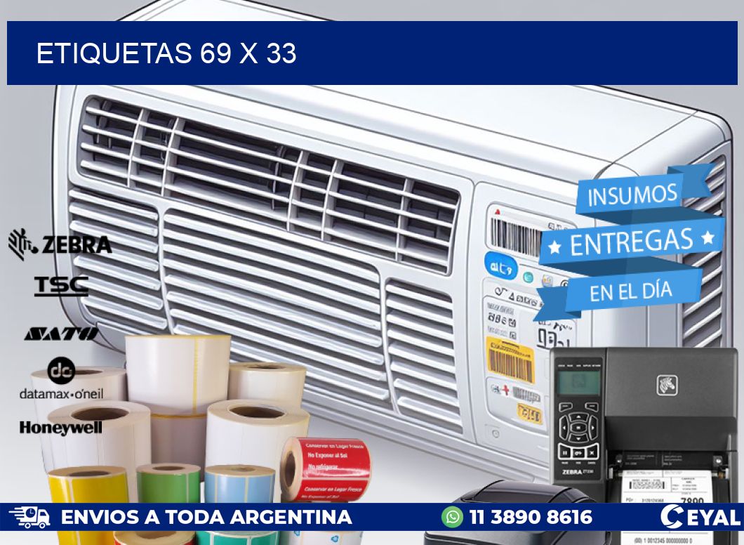ETIQUETAS 69 x 33