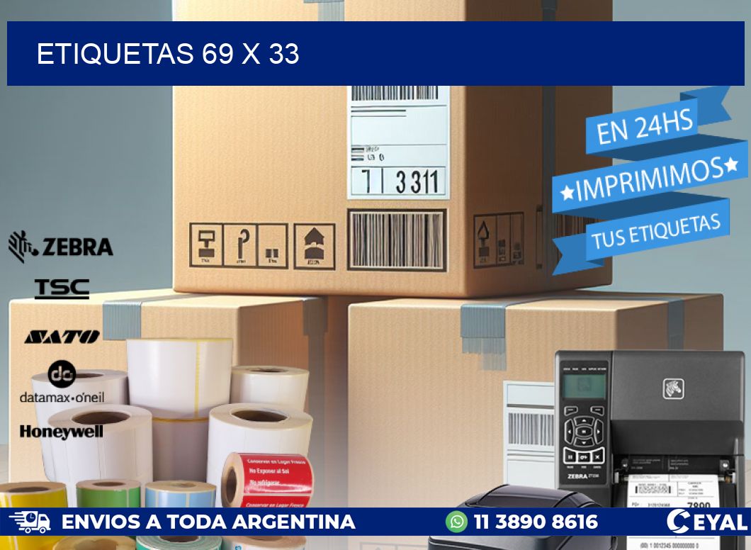 ETIQUETAS 69 x 33
