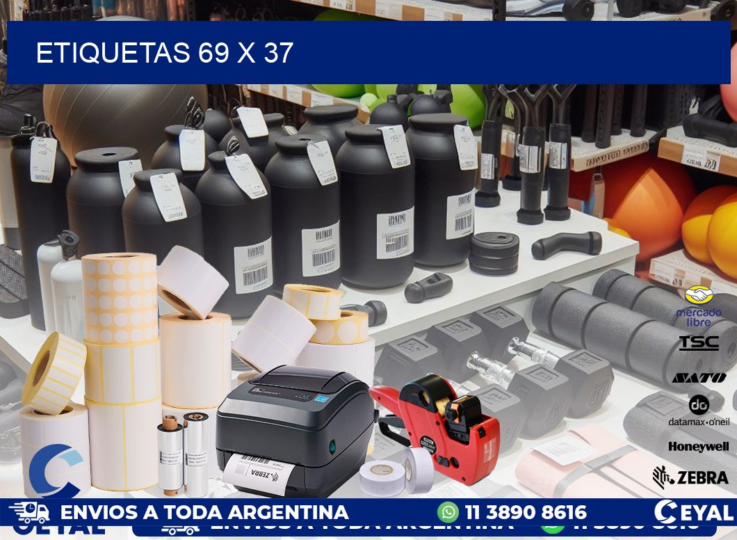 ETIQUETAS 69 x 37