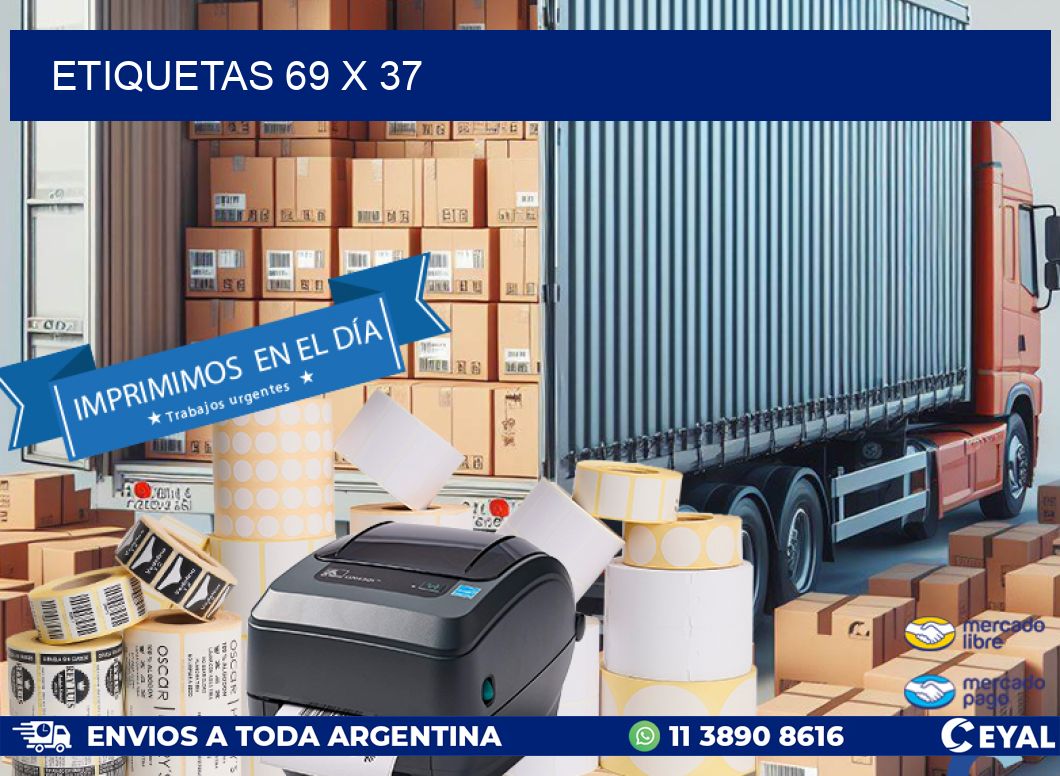 ETIQUETAS 69 x 37