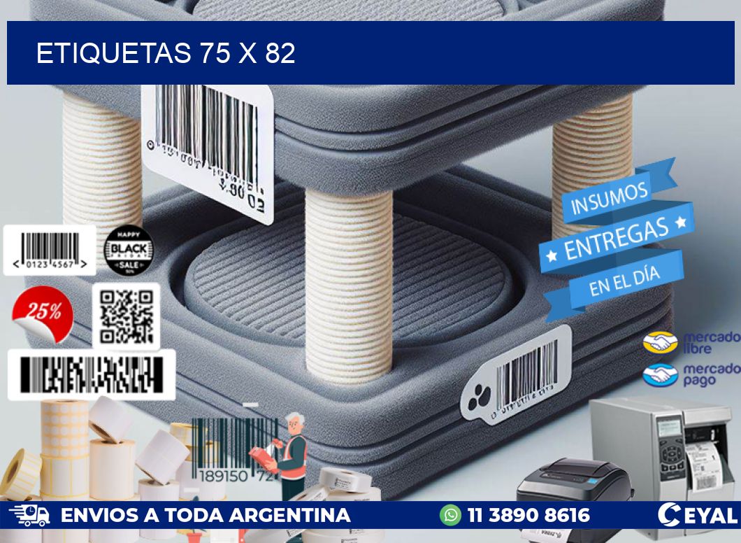 ETIQUETAS 75 x 82