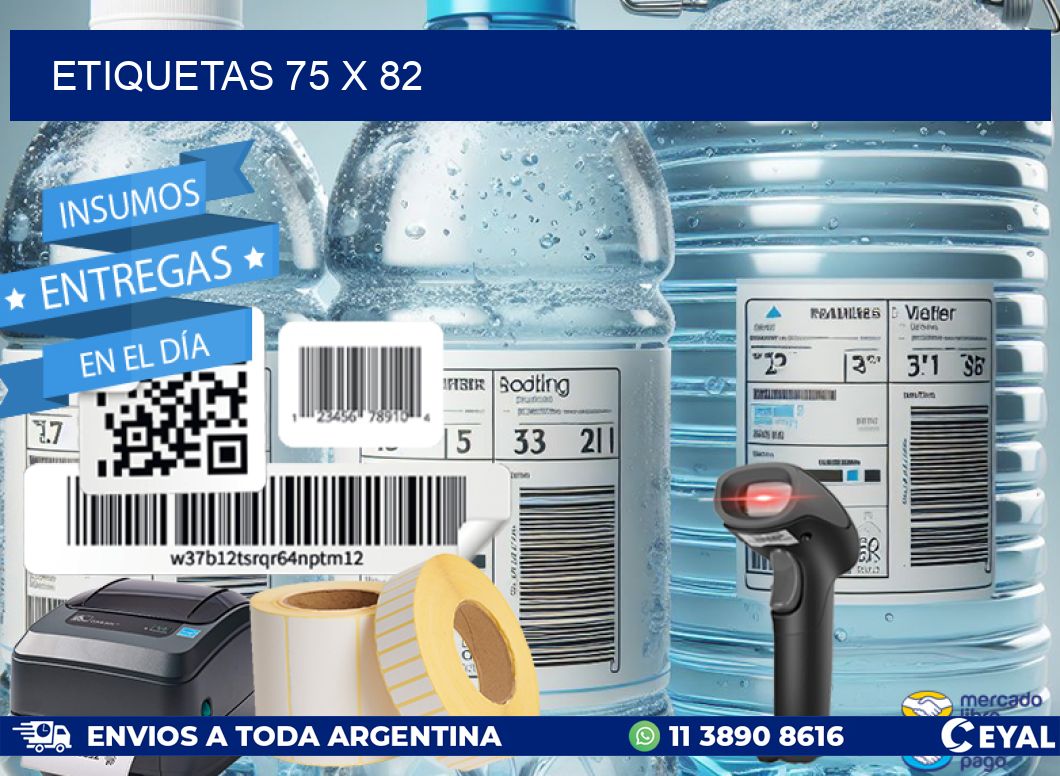 ETIQUETAS 75 x 82