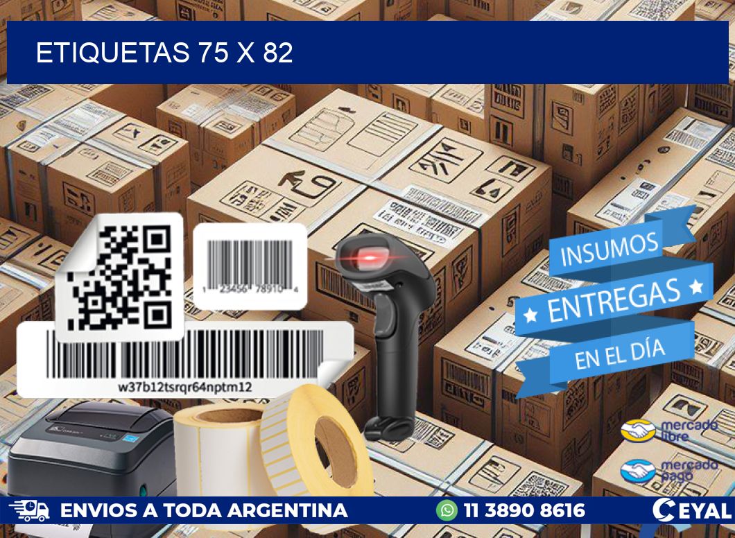 ETIQUETAS 75 x 82