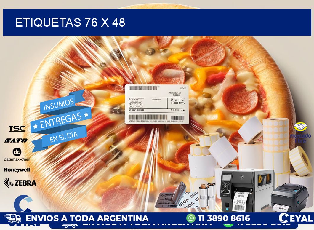 ETIQUETAS 76 x 48