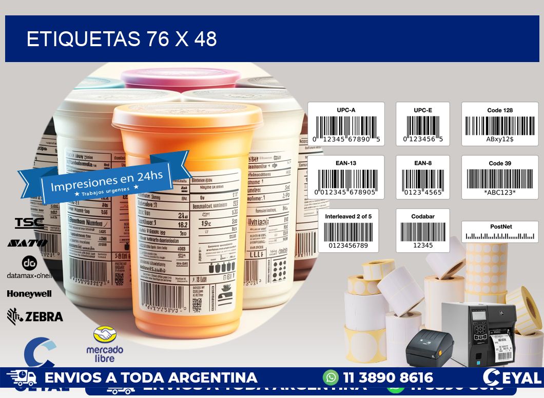 ETIQUETAS 76 x 48