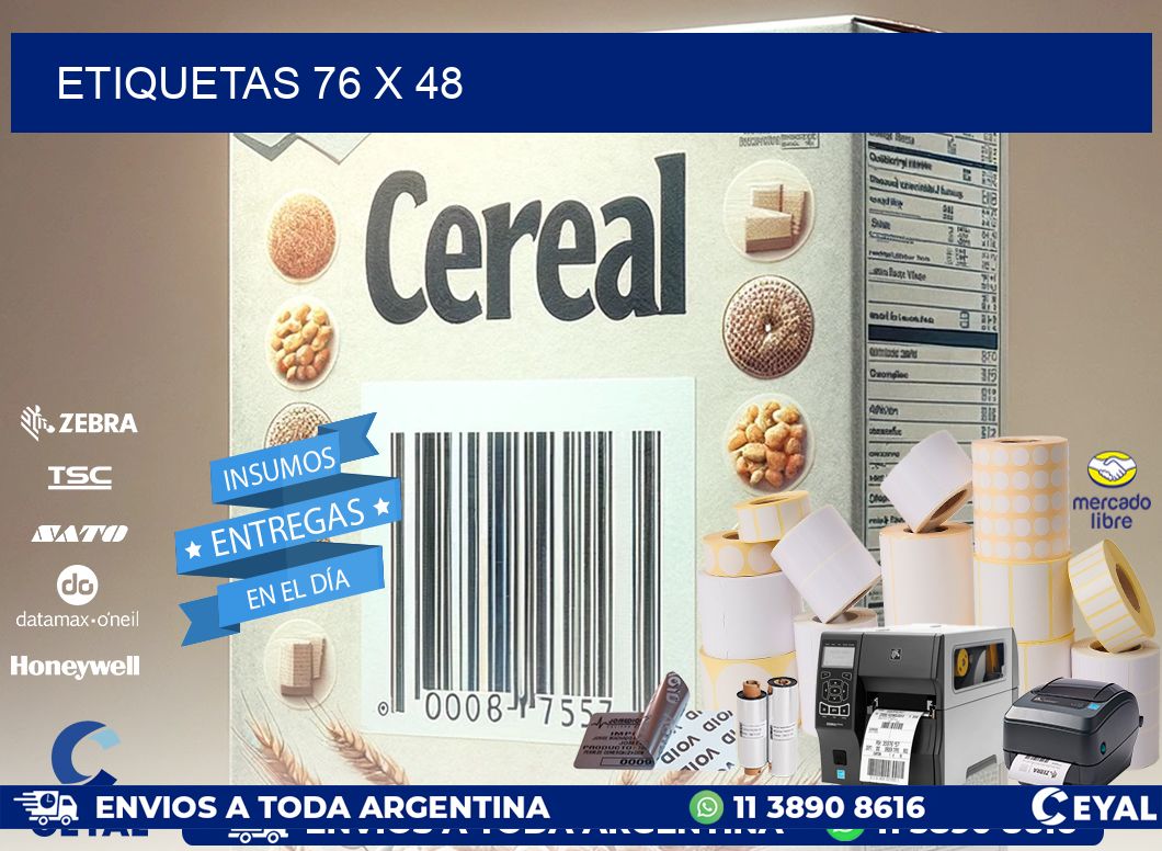 ETIQUETAS 76 x 48