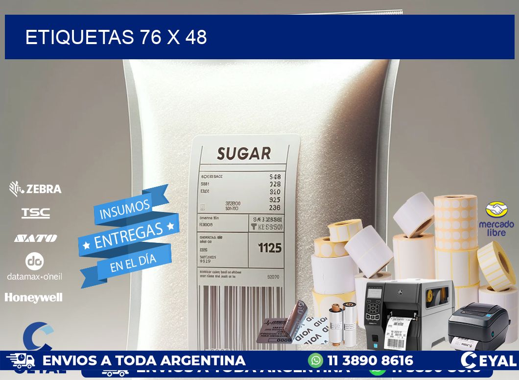 ETIQUETAS 76 x 48
