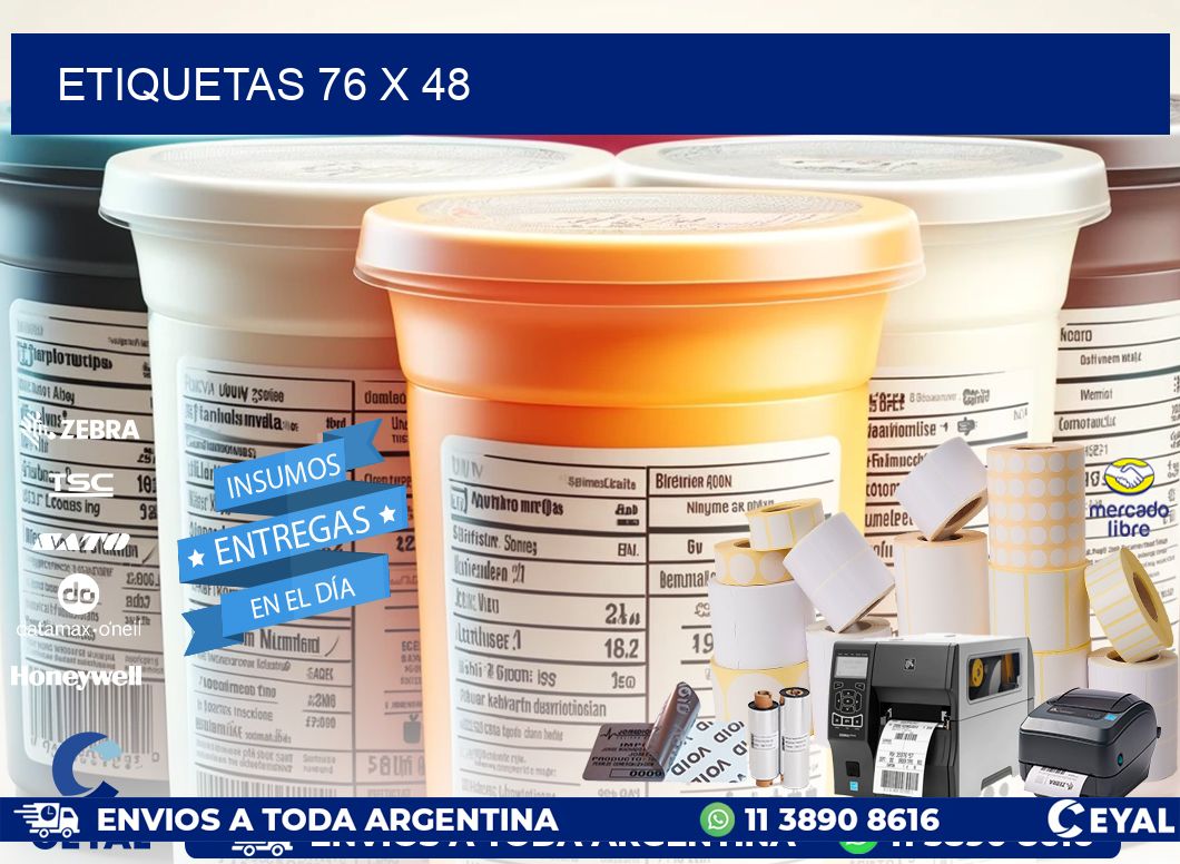 ETIQUETAS 76 x 48
