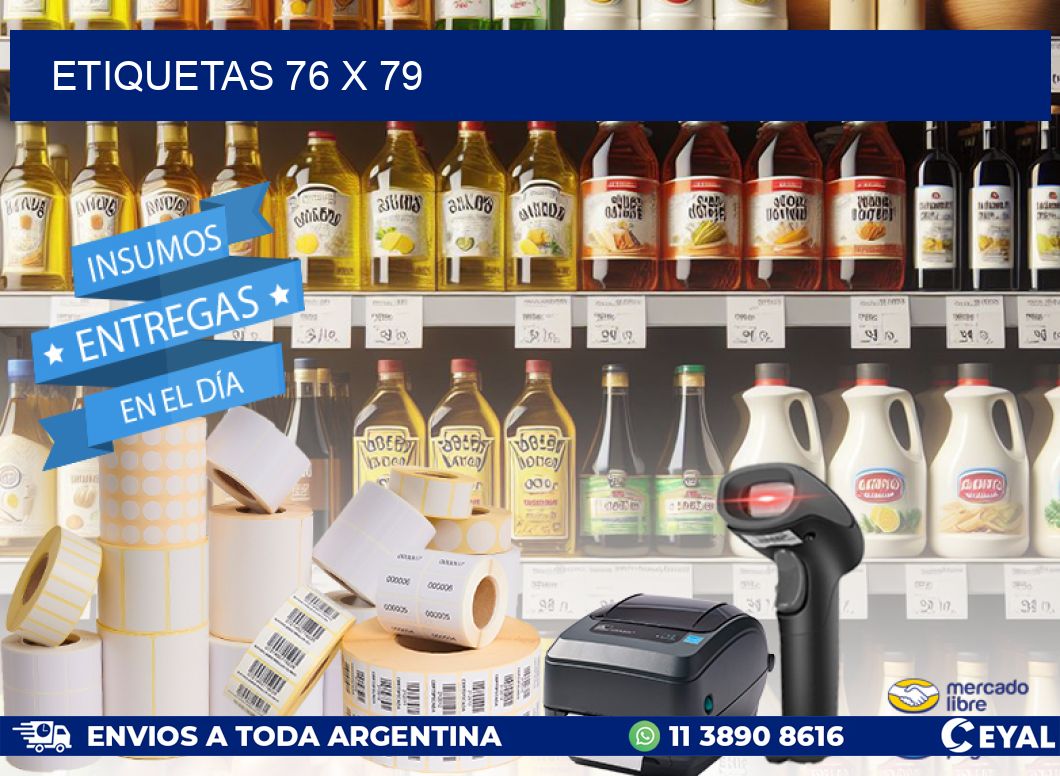 ETIQUETAS 76 x 79