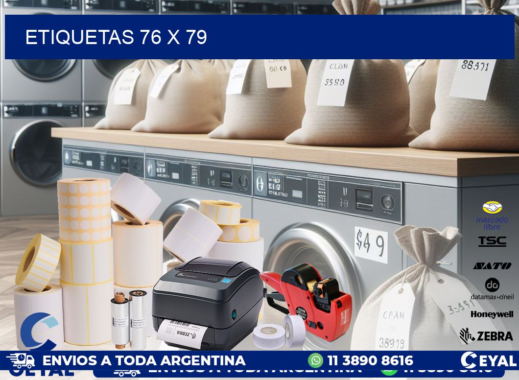 ETIQUETAS 76 x 79