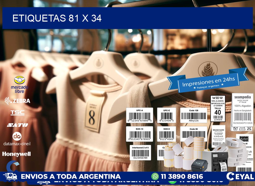 ETIQUETAS 81 x 34