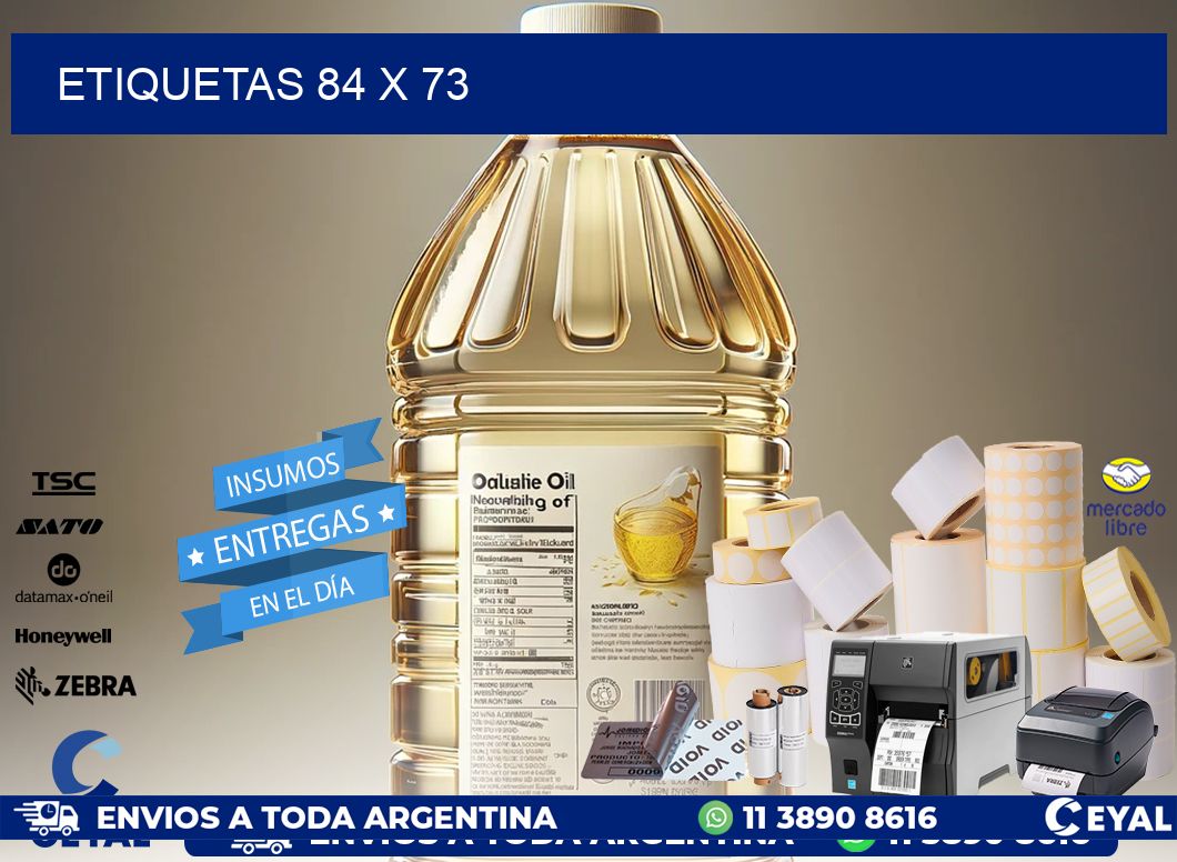 ETIQUETAS 84 x 73