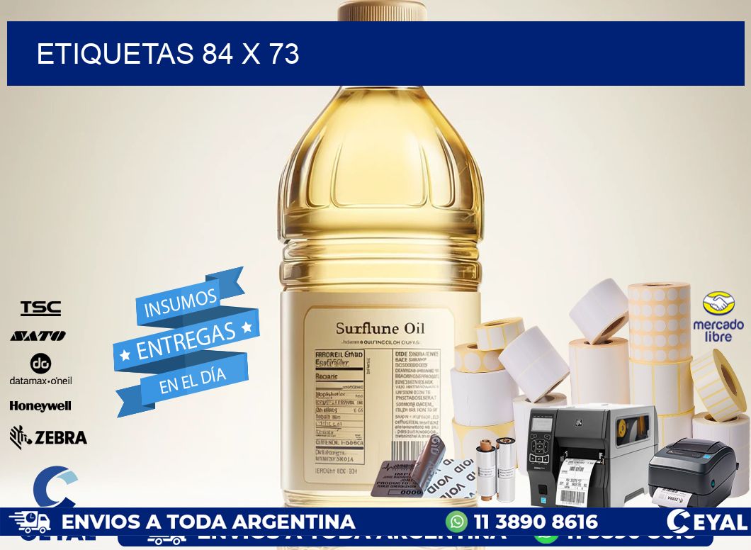 ETIQUETAS 84 x 73