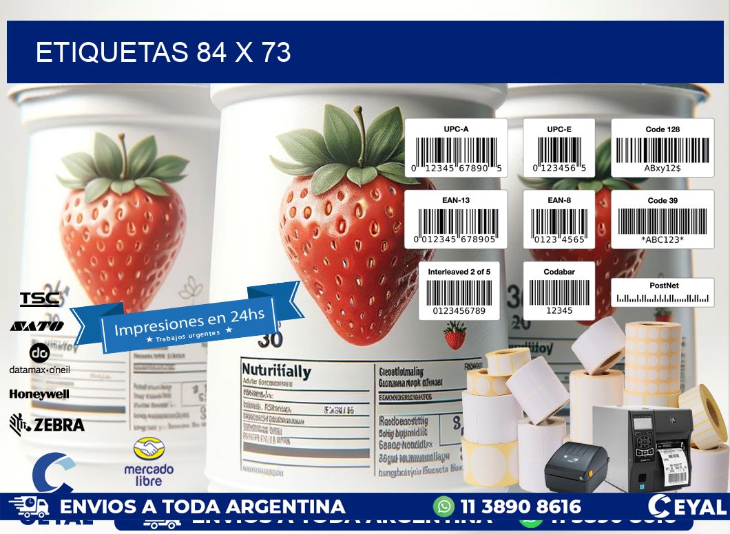 ETIQUETAS 84 x 73