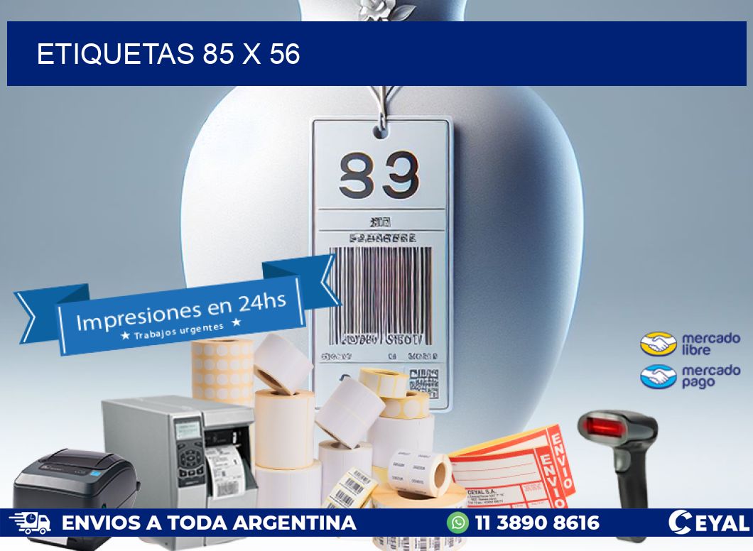 ETIQUETAS 85 x 56