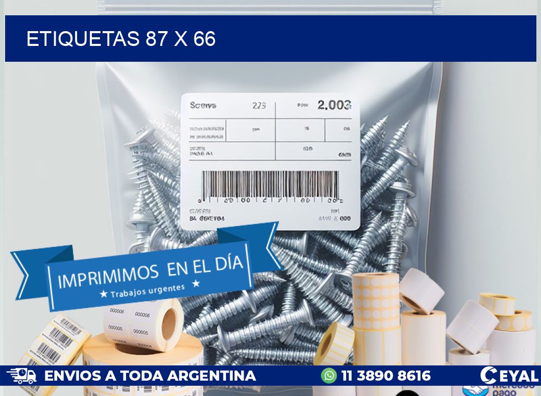 ETIQUETAS 87 x 66