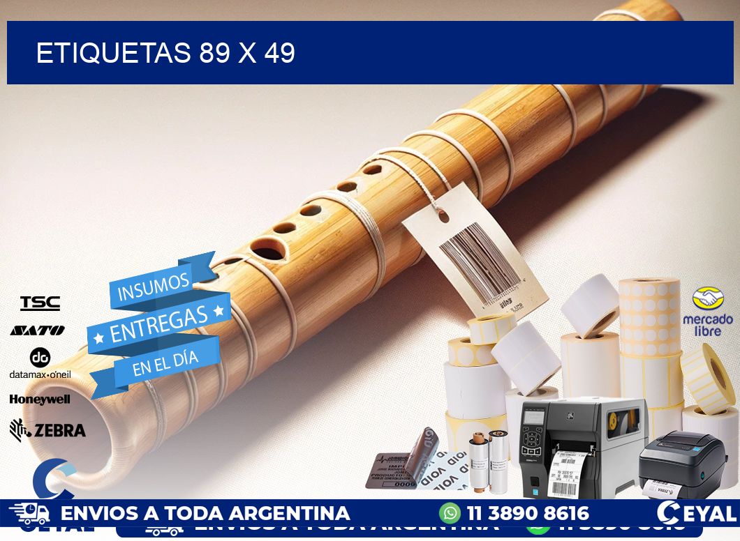 ETIQUETAS 89 x 49