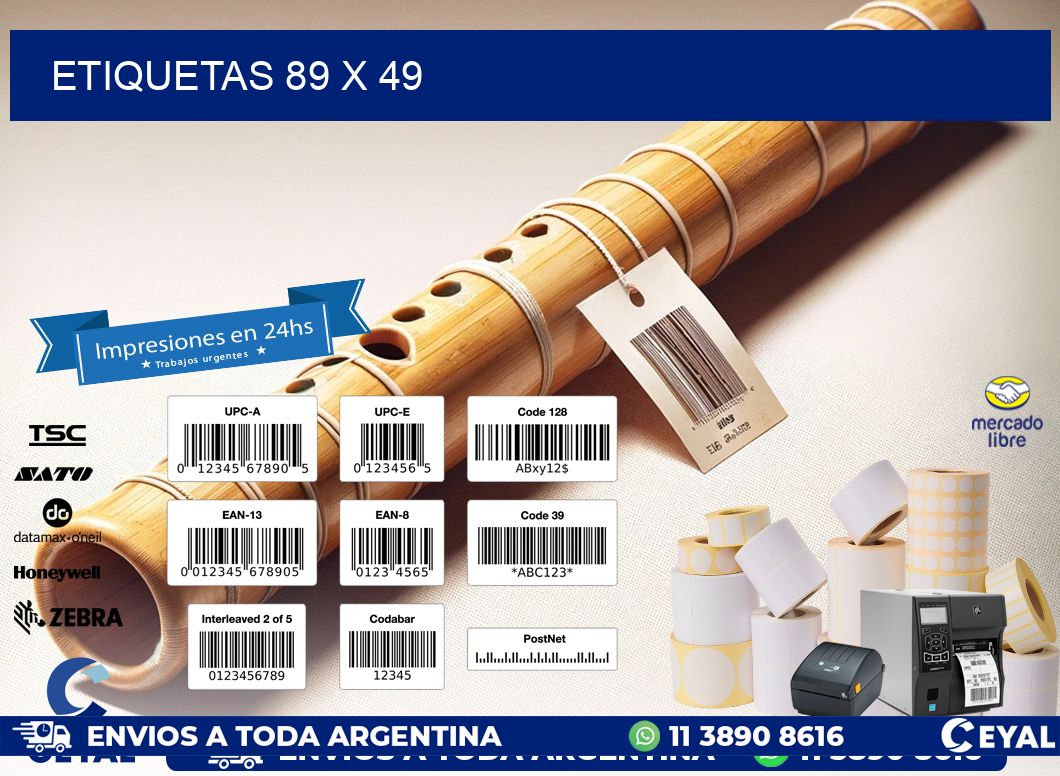 ETIQUETAS 89 x 49
