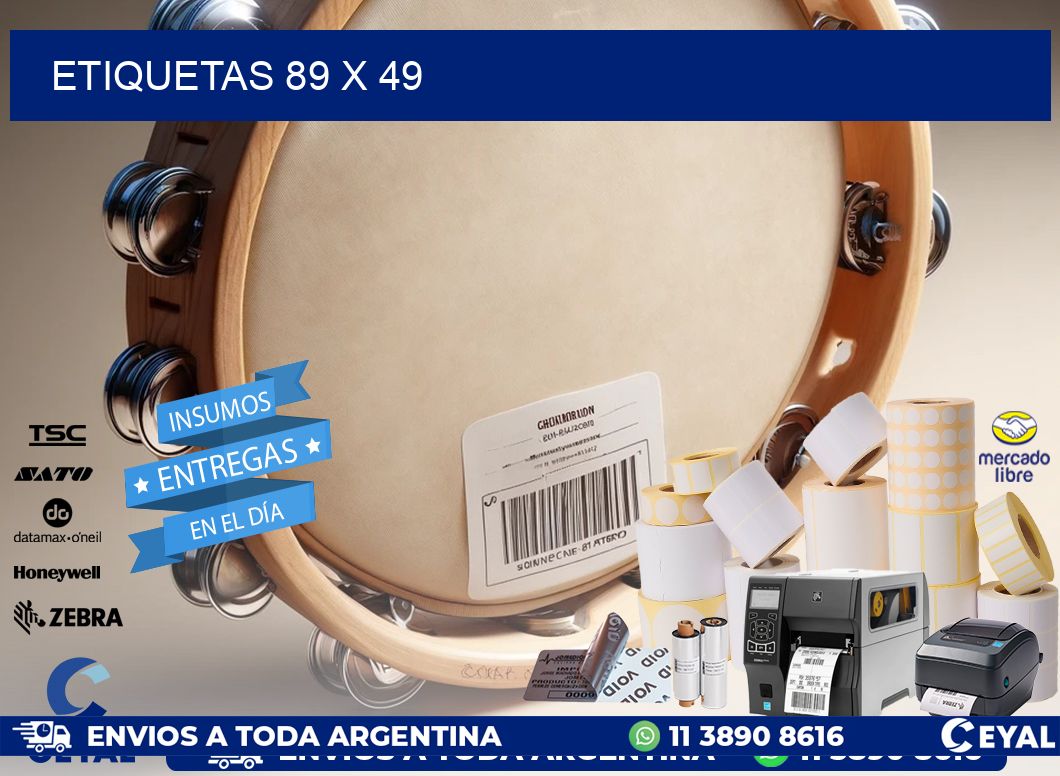 ETIQUETAS 89 x 49