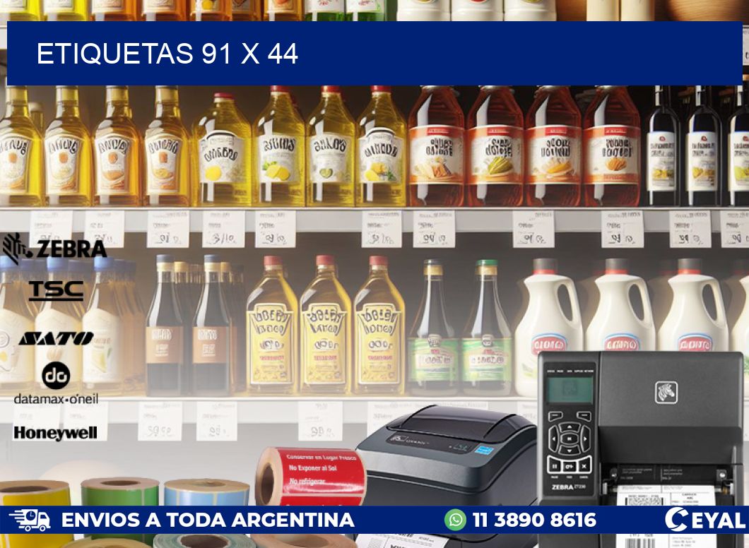 ETIQUETAS 91 x 44
