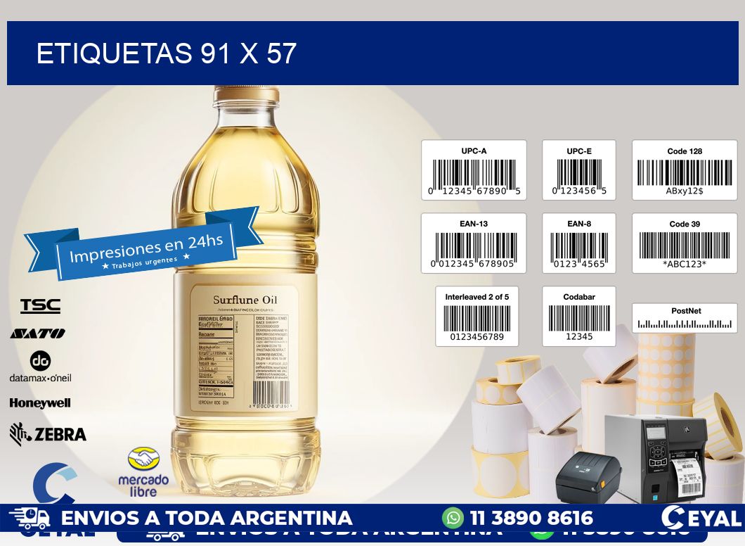 ETIQUETAS 91 x 57