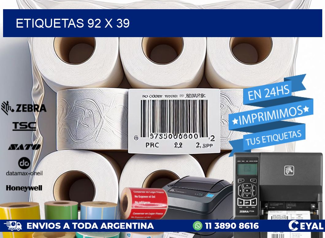 ETIQUETAS 92 x 39