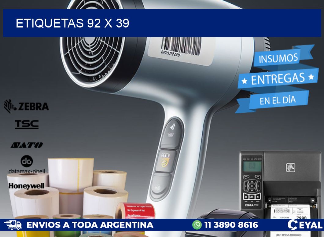 ETIQUETAS 92 x 39