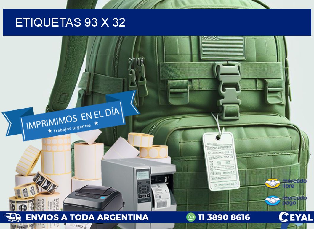 ETIQUETAS 93 x 32