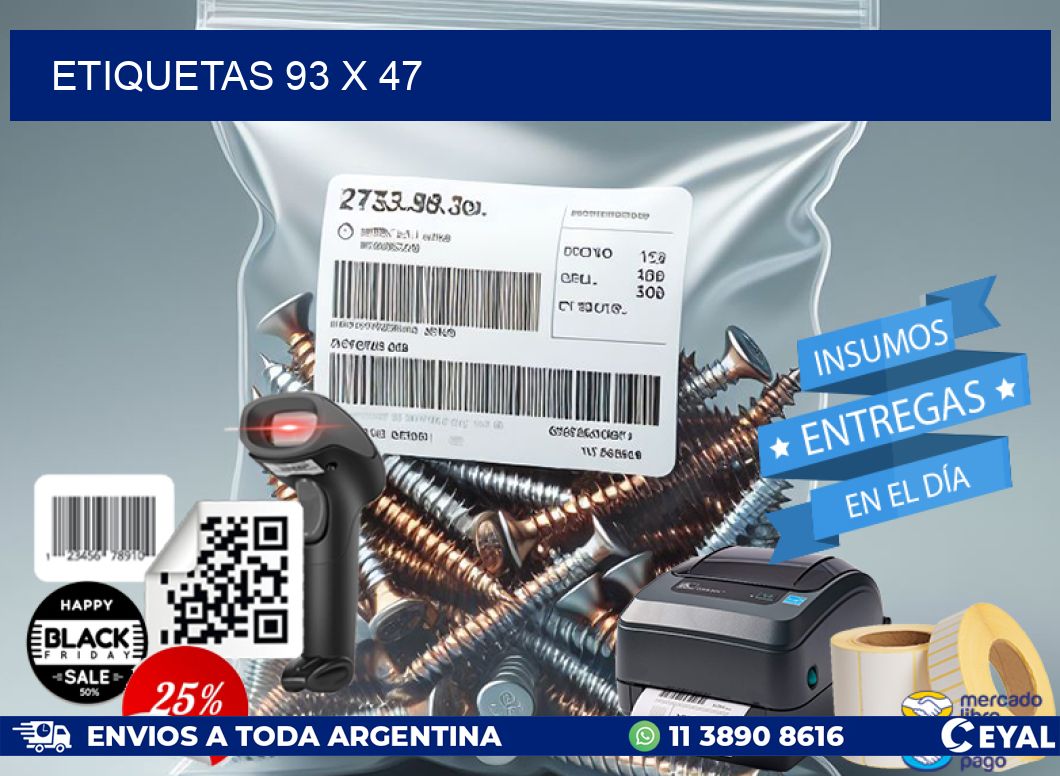 ETIQUETAS 93 x 47