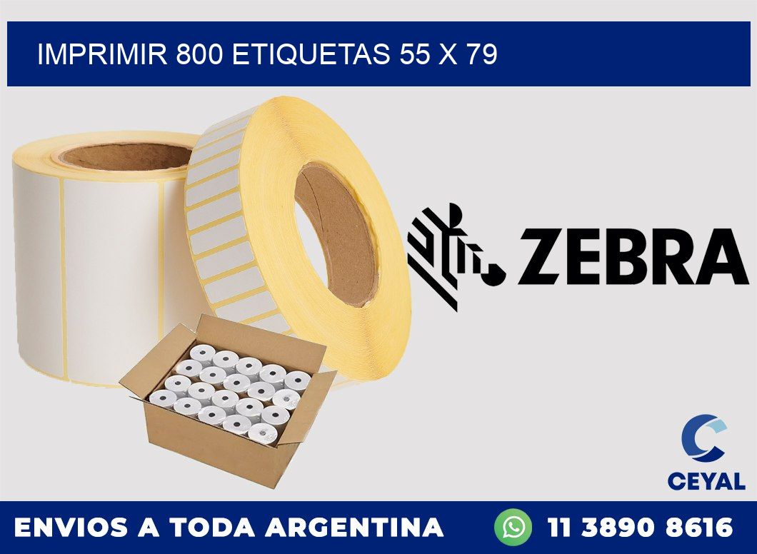 IMPRIMIR 800 ETIQUETAS 55 x 79