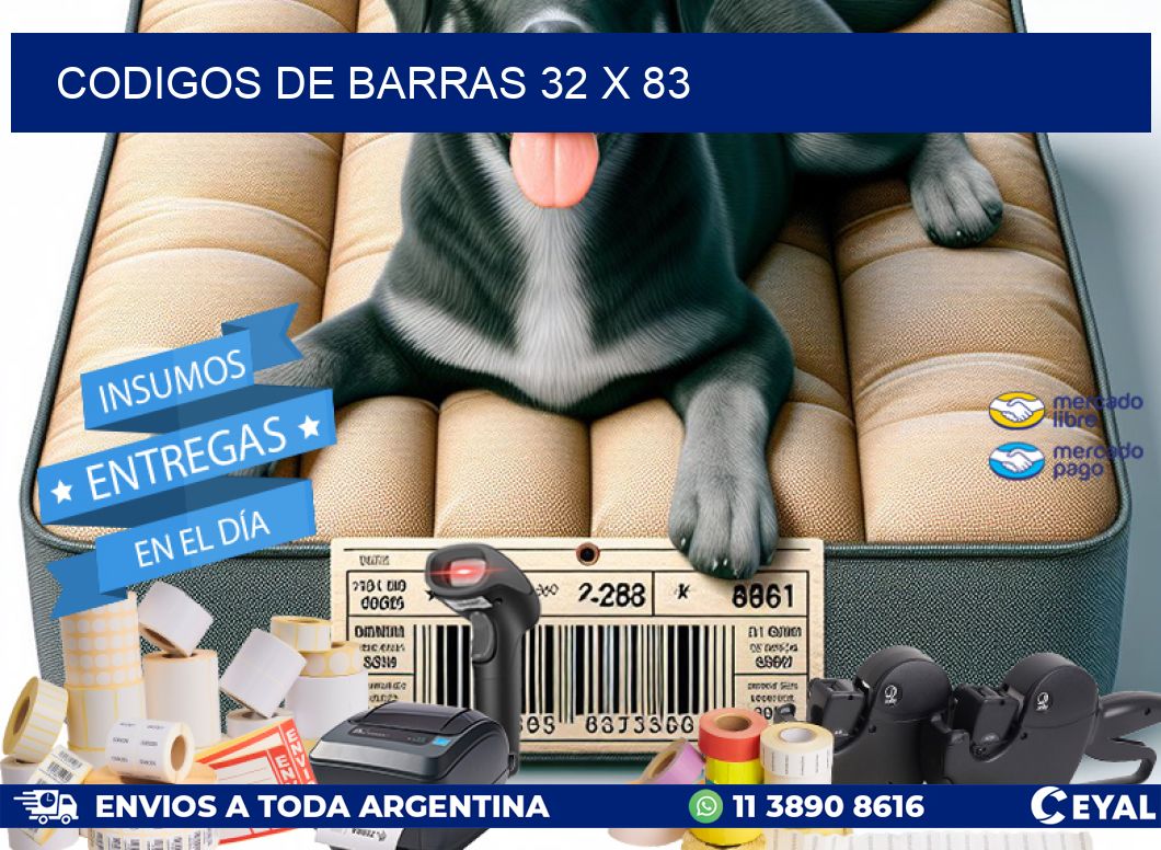 codigos de barras 32 x 83