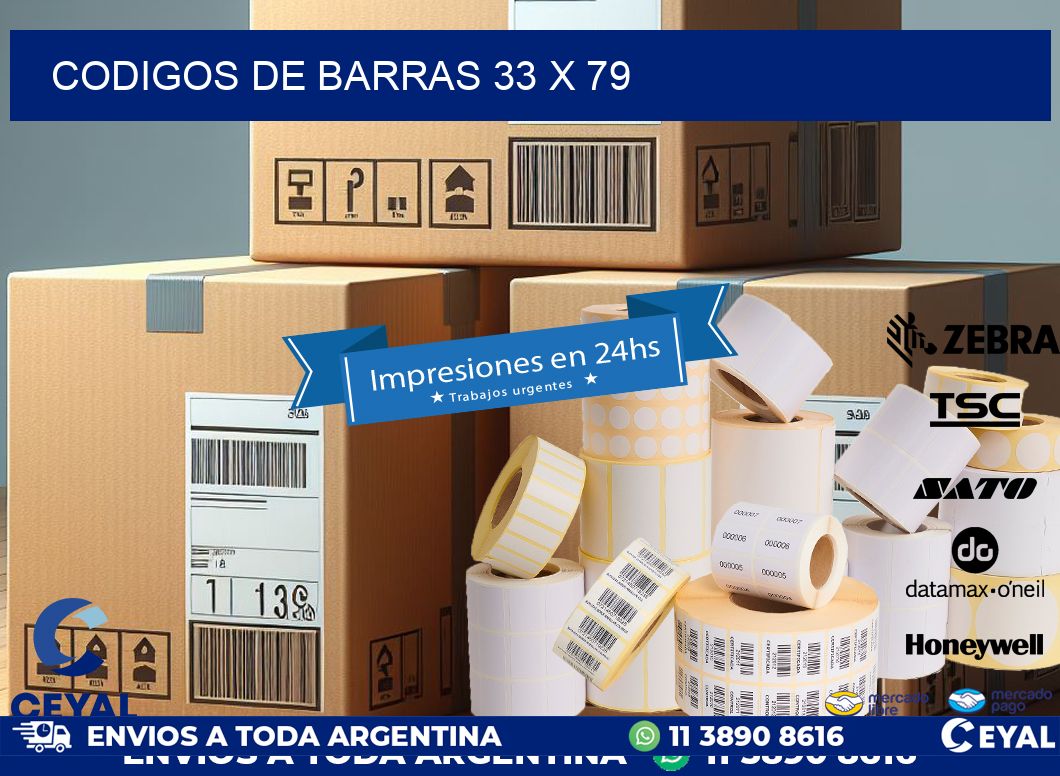 codigos de barras 33 x 79