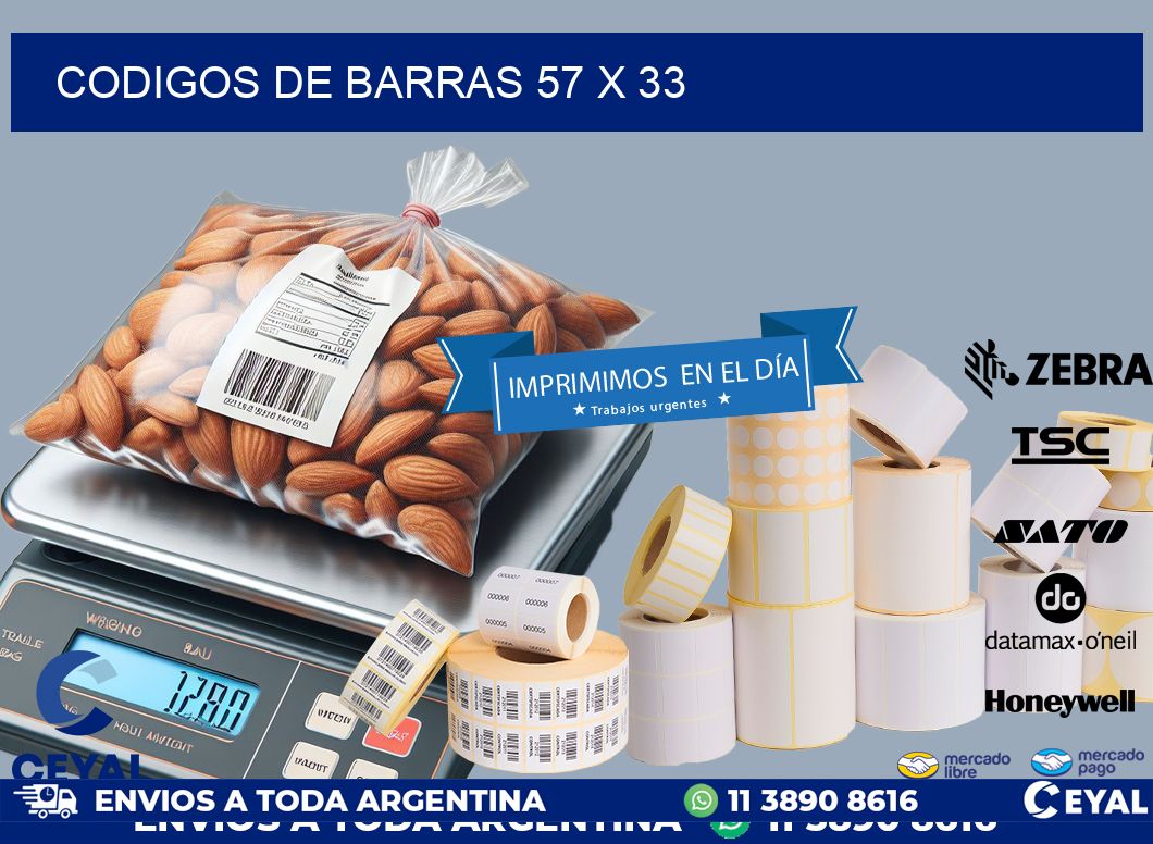 codigos de barras 57 x 33