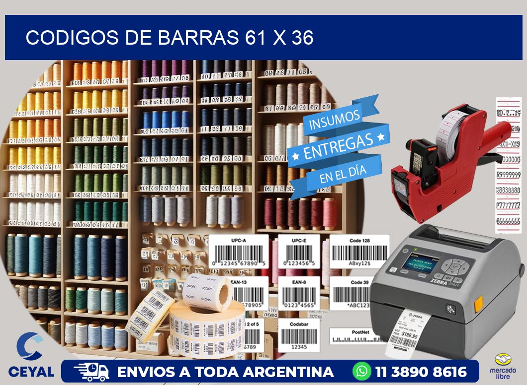 codigos de barras 61 x 36